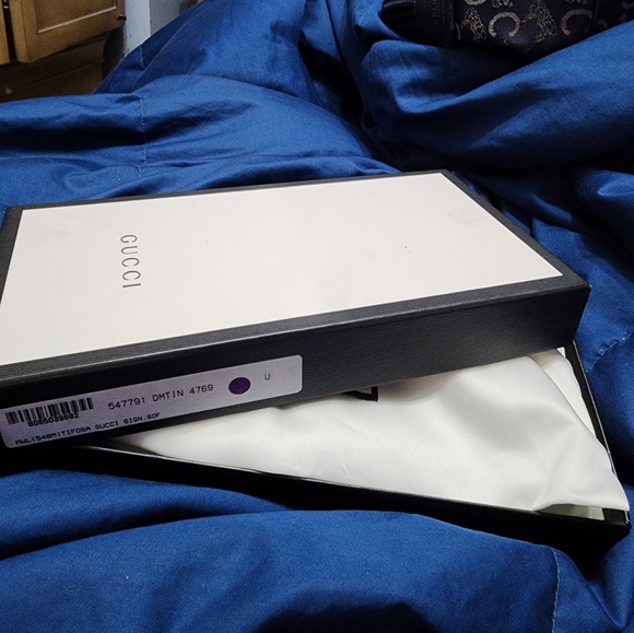 New York Yankees Gucci Guccisima Leather Wallet Brand New All inclusive Giftable - Picture 3 of 8